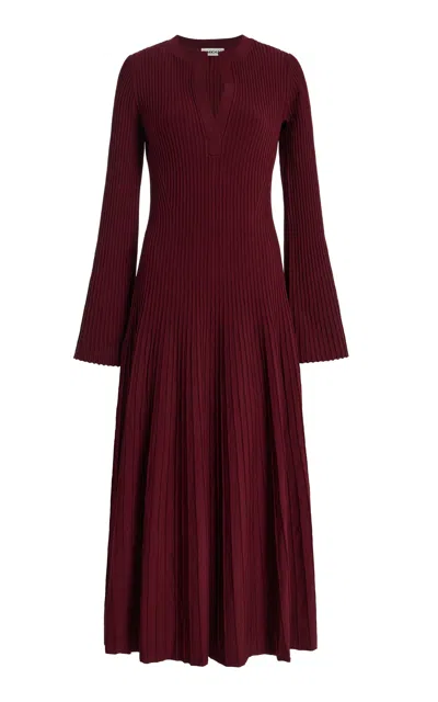 SIMKHAI GENNA KNIT MIDI DRESS