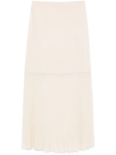 Simkhai Gennie Maxi Skirt In Neutrals