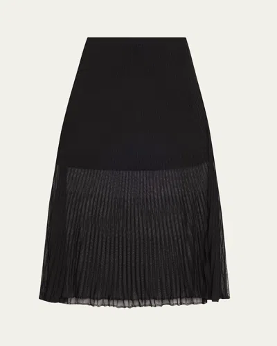 SIMKHAI GENNIE PLEATED SKIRT