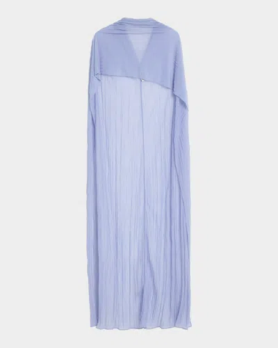 Simkhai Genoa Sheer Jersey Cape In Multi