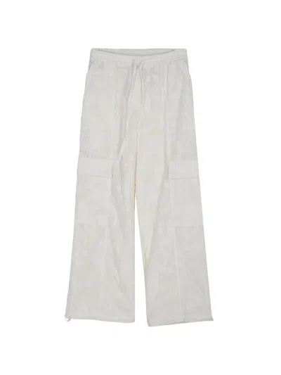 Simkhai Georgiana Jacquard Cargo Pants In White