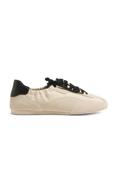 Simkhai Georgie Elasticized Canvas Combo Sneaker In Multi