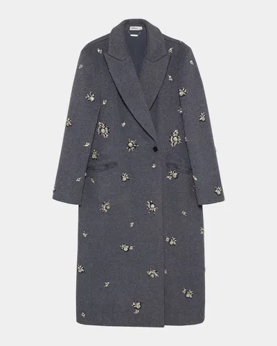 SIMKHAI GIANNI EMBELLISHED COAT