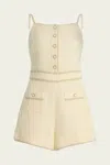 Simkhai Ginny Boucle Cover-up Romper