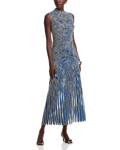 Simkhai Giovanna Dress In Marine Multi