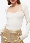 Simkhai Giuliana Sweetheart Top In Ivory