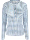 Simkhai Gracen Cardigan In Blue