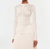 Simkhai Gracen Knit Cardigan In Natural In Neutral
