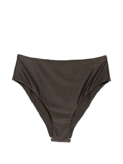 Simkhai Gracie Bikini Bottoms In Brown