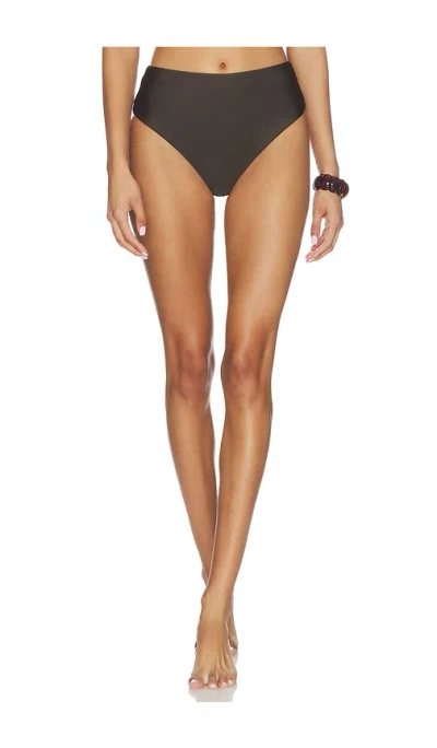 Simkhai Gracie Shell Bikini Bottom In Black