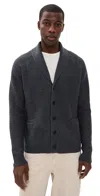 Simkhai Grant Shawl Cardigan Charcoal Melange In Gray