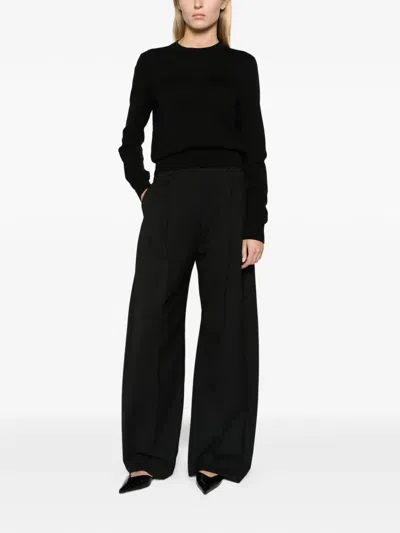 Simkhai Guinevere Wrap-back Sweater In Black