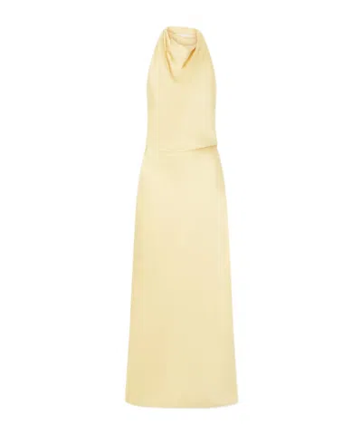 Simkhai Halter Neck Dress In White