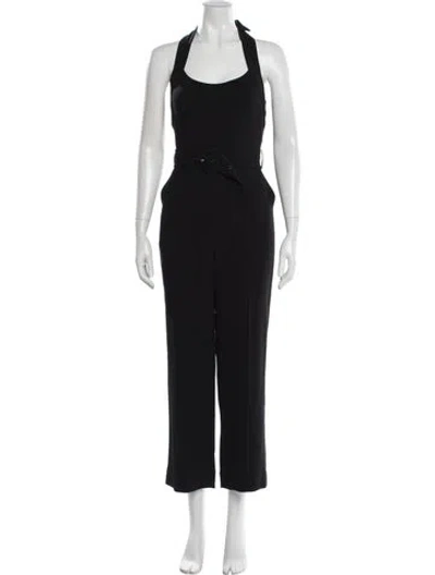 Pre-owned Simkhai Halterneck Jumpsuit In Black