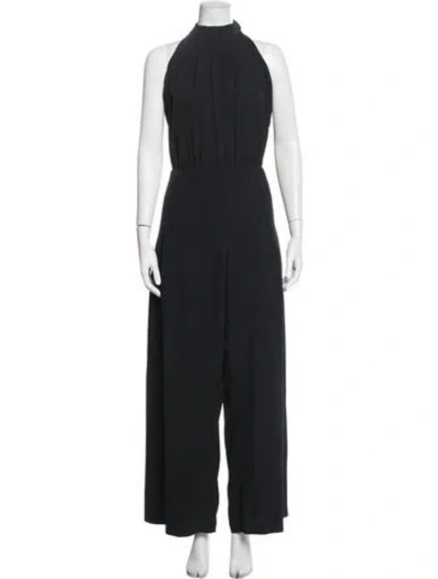 Pre-owned Simkhai Halterneck Jumpsuit In Black