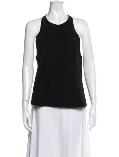 Pre-owned Simkhai Halterneck Sleeveless Top In Black