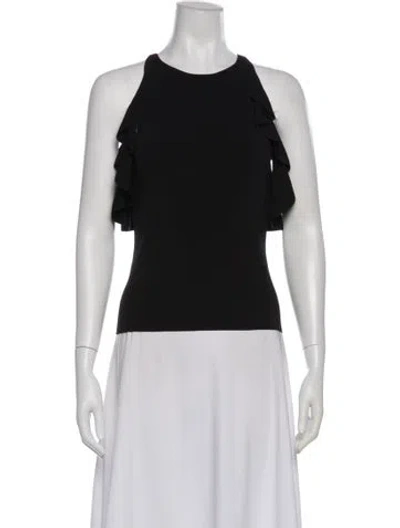 Pre-owned Simkhai Halterneck Sleeveless Top W/ Tags In Black