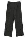 Simkhai Hank Striped-pattern Trousers In Gray