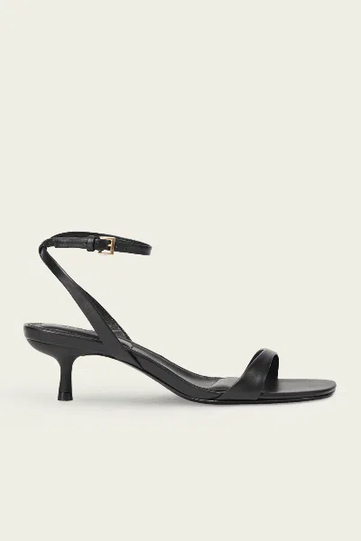 Simkhai Hannah Leather Sandal In Black In Multi