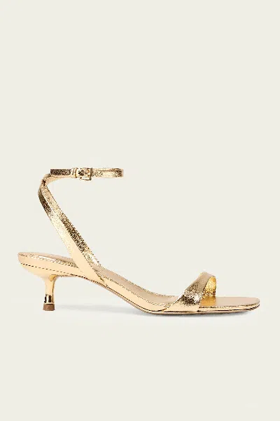Simkhai Hannah Leather Sandal In Golden Haze In Multi