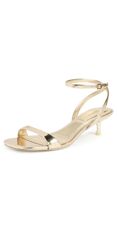 Simkhai Hannah Leather Sandals Golden Haze In Multi