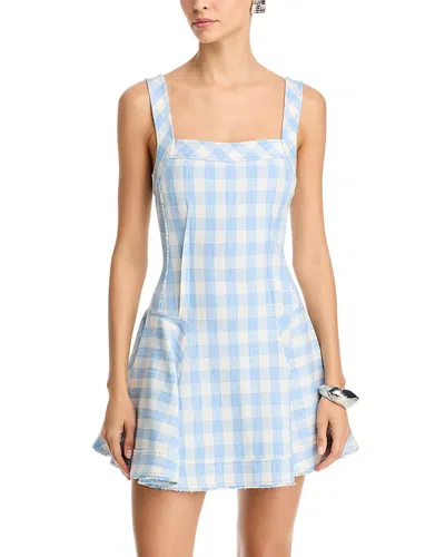 Simkhai Hannalie Mini Dress In Blue