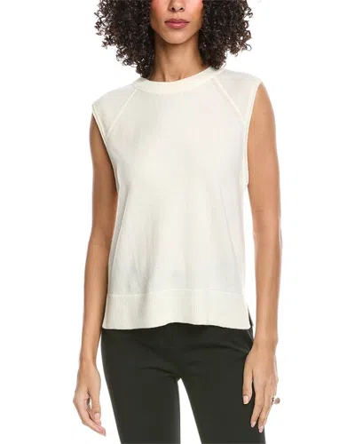 Simkhai Hanson Cashmere Vest In White