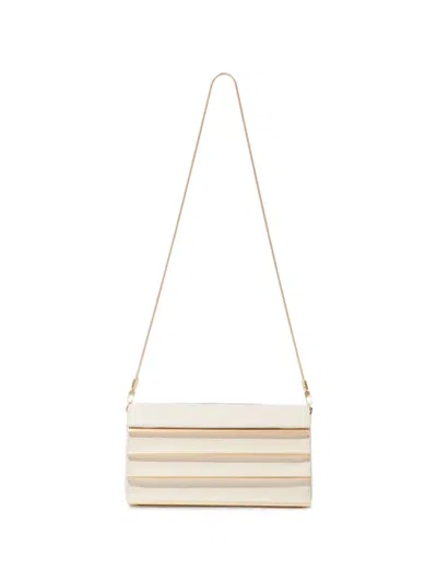 Simkhai Harper Tiered Shoulder Bag In Neutral