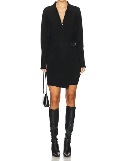 Simkhai Harvey Long Sleeve Mini Dress In Black