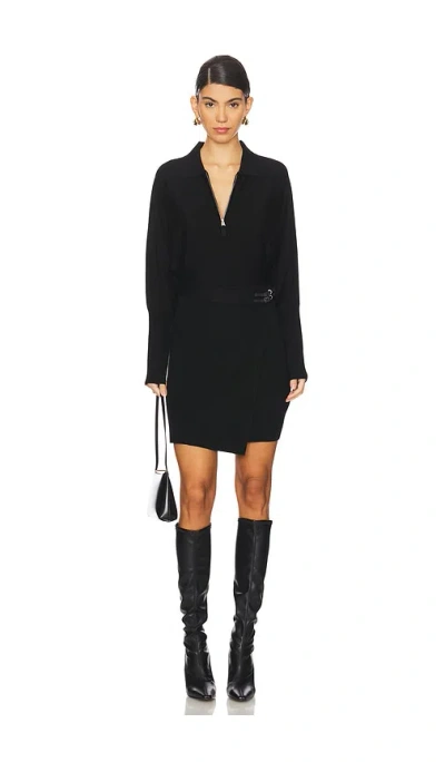 Simkhai Harvey Longsleeve Mini Dress In Black