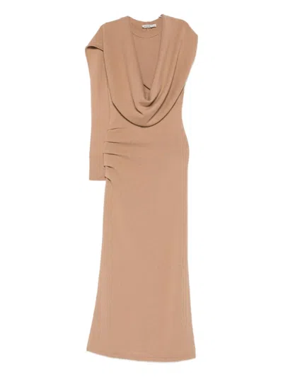 Simkhai Hathaway Midi Dress In Neutral