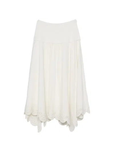 Simkhai Haven Midi Skirt In Gray