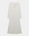 Simkhai Hawthorne Long-sleeve Lace Dress In White