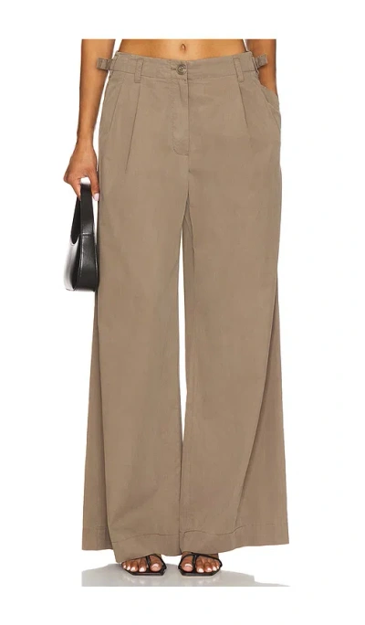 Simkhai Haydin Wide Leg Pant In Neutral