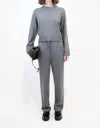 Simkhai Hayley Straight-leg Pant In Gray