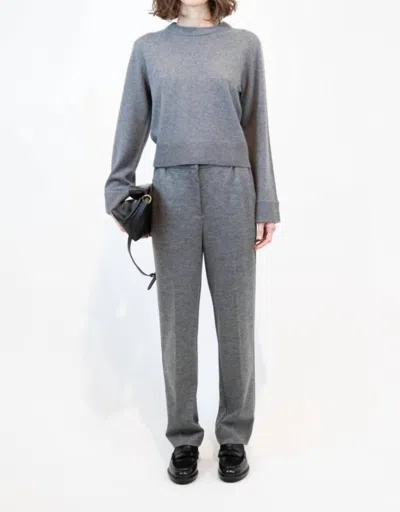 Simkhai Hayley Straight-leg Pant In Gray