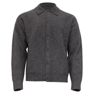 Pre-owned Simkhai Heathered Cardigan In Grey Cashmere In Gray