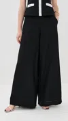 Simkhai Heidi Wide Leg Pant In Black In Black