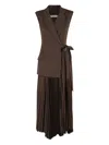 Simkhai Pleated Blazer Helena Midi Dress In Multi