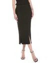 Simkhai Helix Lace-up Midi Skirt In Black