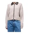 Simkhai High-collar Wool Jacket In Multi