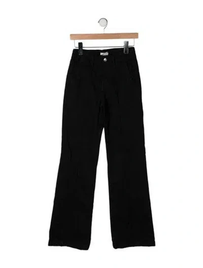 Pre-owned Simkhai High-rise Flared Jeans In Black