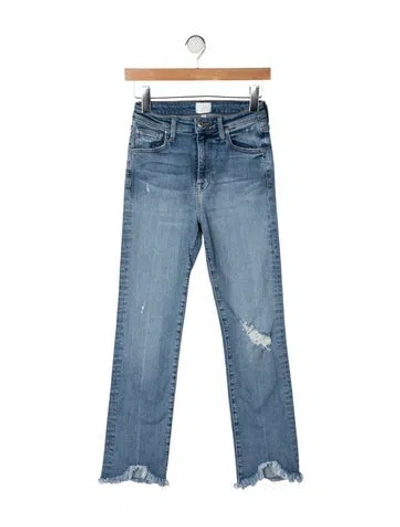 Pre-owned Simkhai High-rise Flared Jeans In Blue