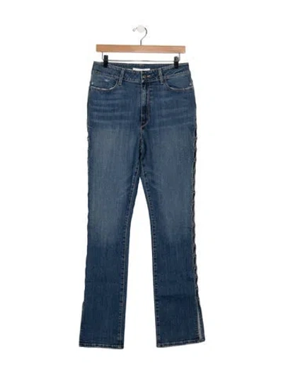 Pre-owned Simkhai High-rise Flared Jeans W/ Tags In Blue