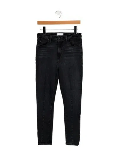 Pre-owned Simkhai High-rise Skinny Leg Jeans In Black