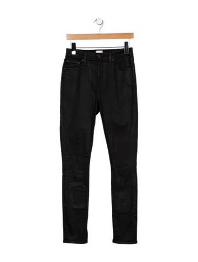 Pre-owned Simkhai High-rise Skinny Leg Jeans In Black