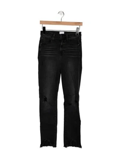 Pre-owned Simkhai High-rise Skinny Leg Jeans In Black