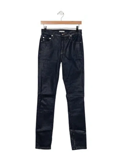 Pre-owned Simkhai High-rise Skinny Leg Jeans In Blue