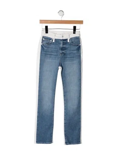 Pre-owned Simkhai High-rise Skinny Leg Jeans In Blue