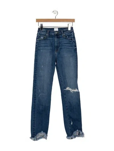 Pre-owned Simkhai High-rise Skinny Leg Jeans In Blue